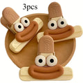 Creative Face Bag Sealing Clip Food Snack Clip Kitchen Tools Decorative Small Clip Refrigerator Plastic Food Bag Storage Oasis Select 3pcs Small