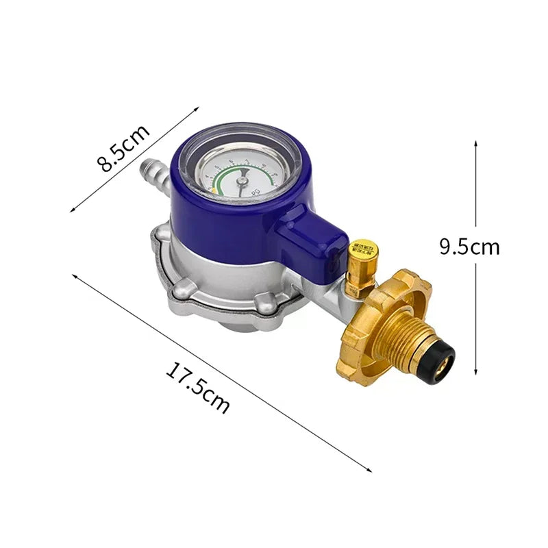 Home Use Tanks Pressure Regulator With Gauge Safe Explosions Proof Valves Low Pressure Valves For Cooking Oasis Select