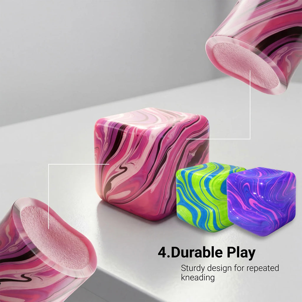Squishy Cube Fidget Toy – Soft Slow Rebound Squeeze Toy Fidget Squeeze Toy Oasis Select