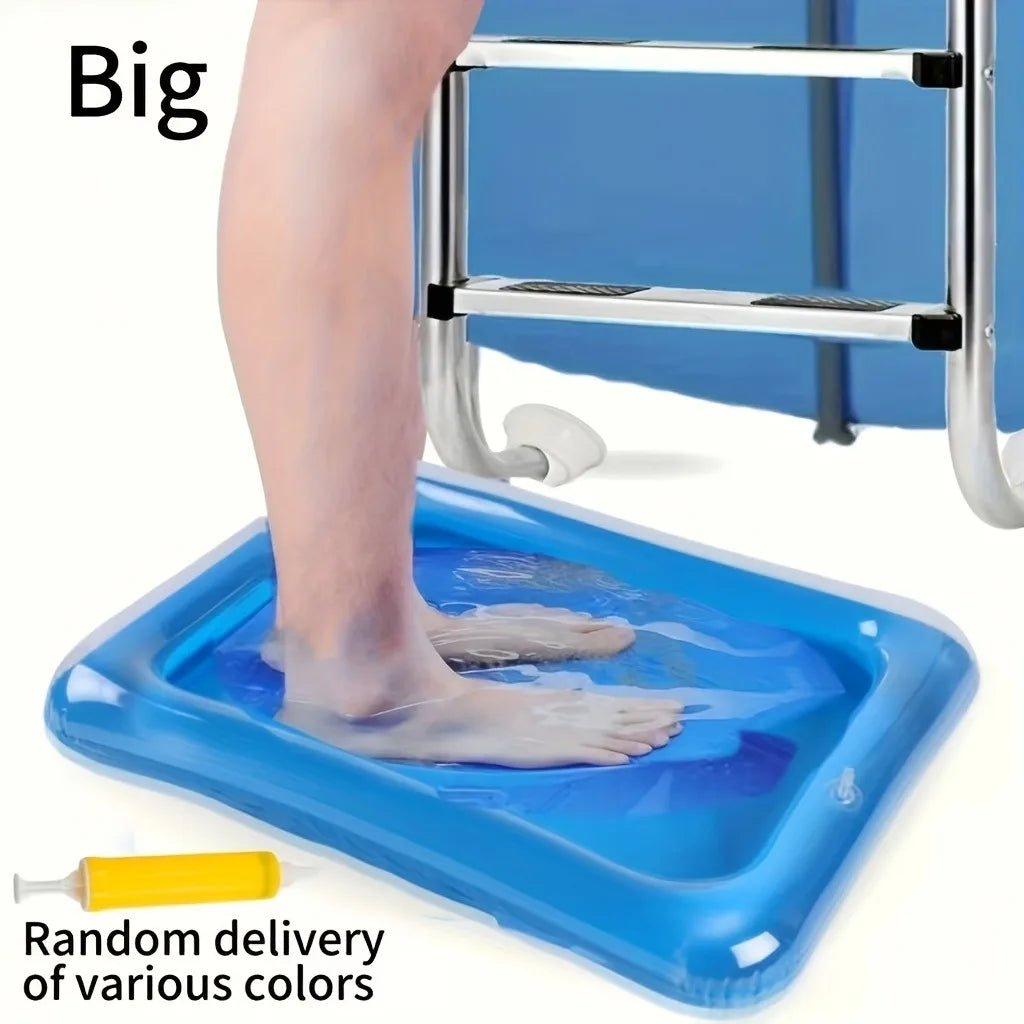 1pc Portable Foldable Pool Cleaning Basin, an Essential for Pool Maintenance Before Use, Can Also Be Used as a Foot Soaking Tub Oasis Select large