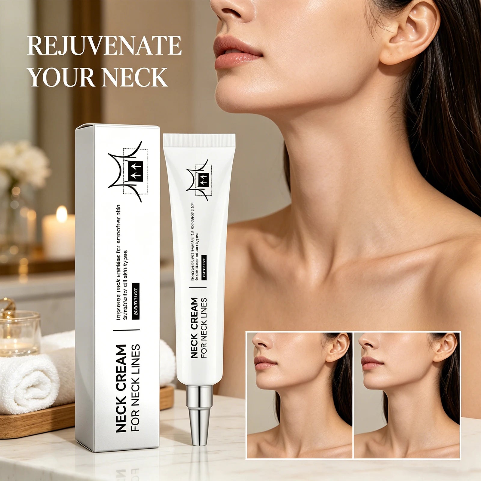 Neck Firming & Lifting Cream – Anti-Aging Moisturizer 20g Neck Firming Cream Oasis Select