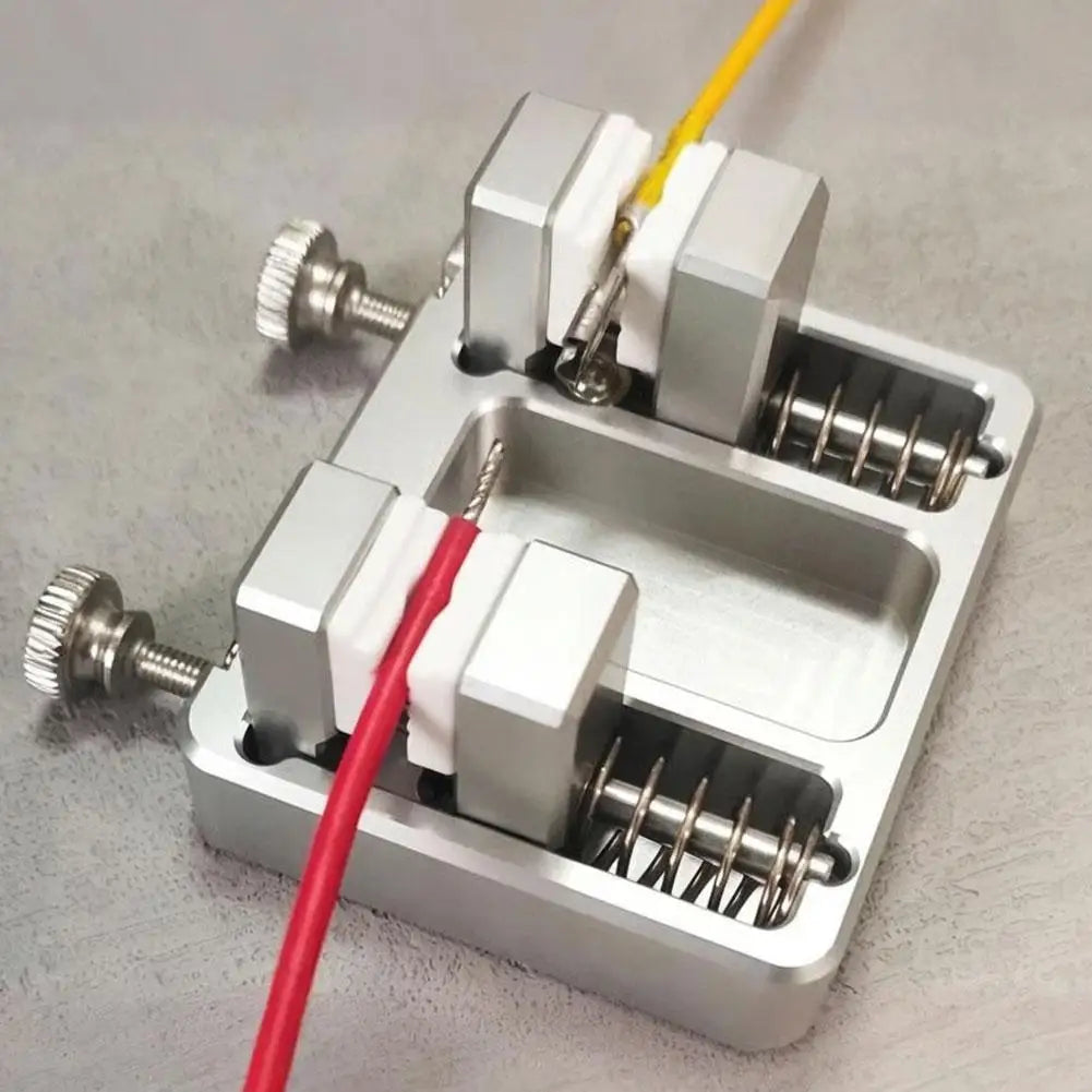 High-Temp Soldering Wire Clamp – Ceramic & 6061 Aluminum