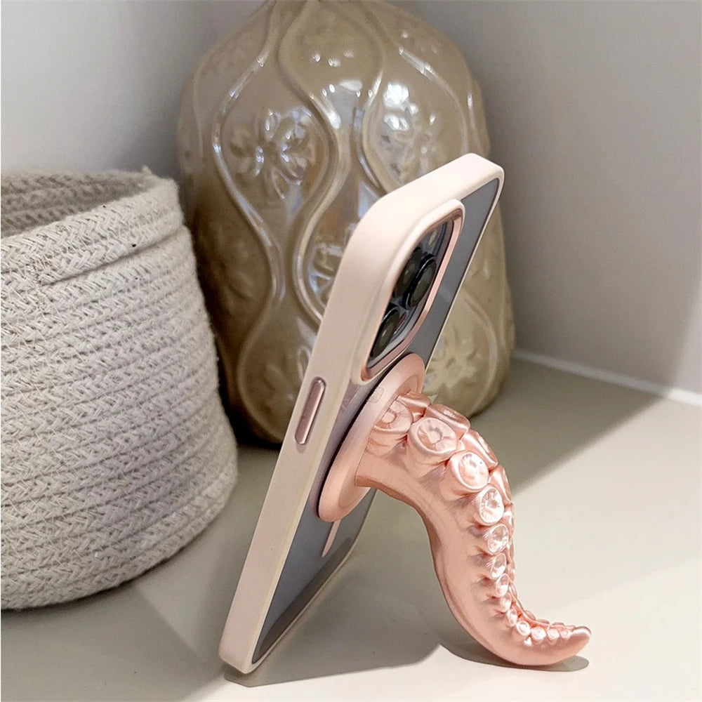 Cute Fun Octopus Tentacle Claw For Magsafe Phone Grip Tok Griptok Magnetic Holder Detachable Mobile Bracket Accessories Oasis Select