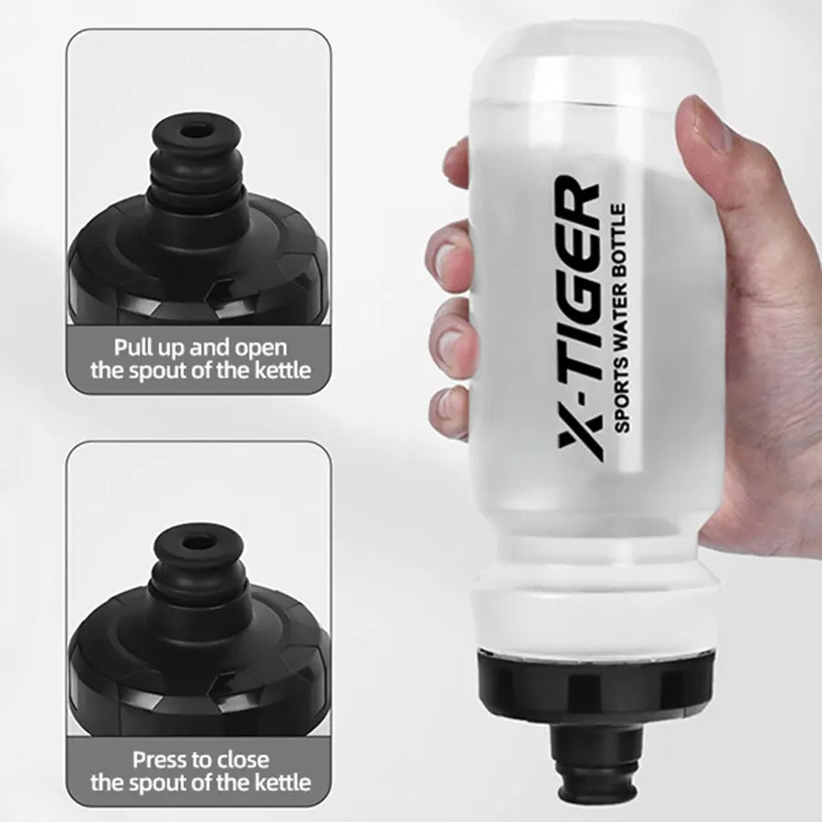 X-TIGER 650ml Cycling Water Bottle Mountain Road Bicycle Squeeze Cup Outdoor Sports Portable Water Cup Cycling Equipment Oasis Select