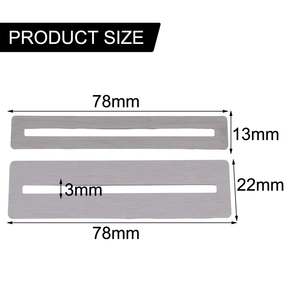 2 Pcs Guitar Fretboard Guard Fingerboard Protector Tool For Guitar Bass Luthier Tools Stainless Steel Bass Fingerboard Guard Oasis Select