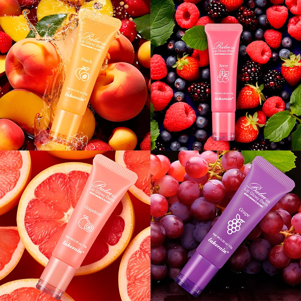 Lakerain Brightening Lip Balm Reduces Lip Lines Lips Moisturizing Hydrating Removing Dead Skin Fruity Moisturizing Lip Balm Oasis Select