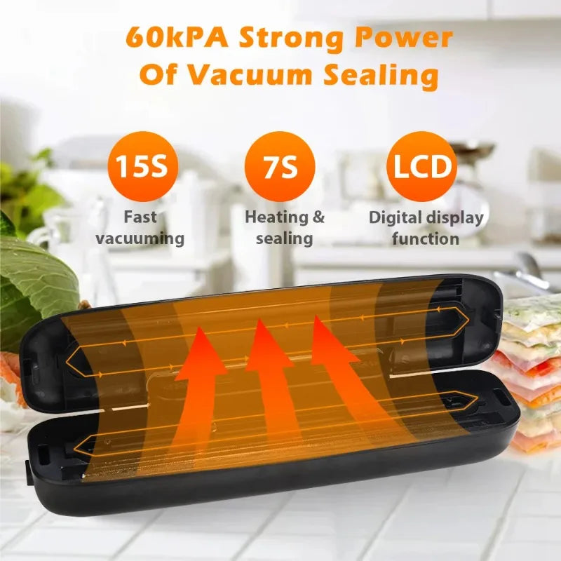 Mini Automatic Vacuum Food Sealer Machine | 30cm Seal Bar