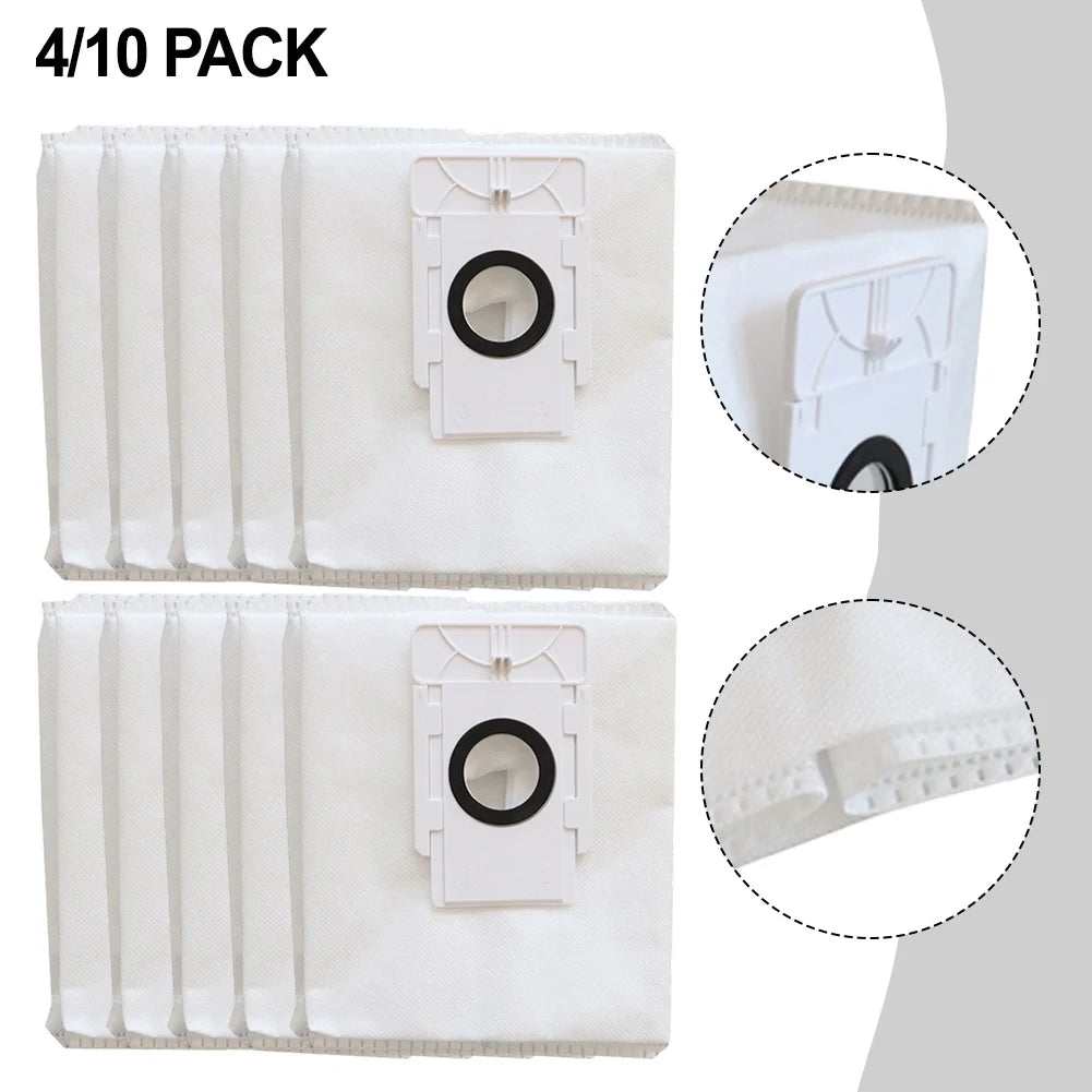 Meltblown Non Woven Fabric Dust Bag For Polaris PVCRAC 7750 For IQ Home Robot Vacuum Cleaner 3.5L Automatic Emptying Bin Parts Oasis Select