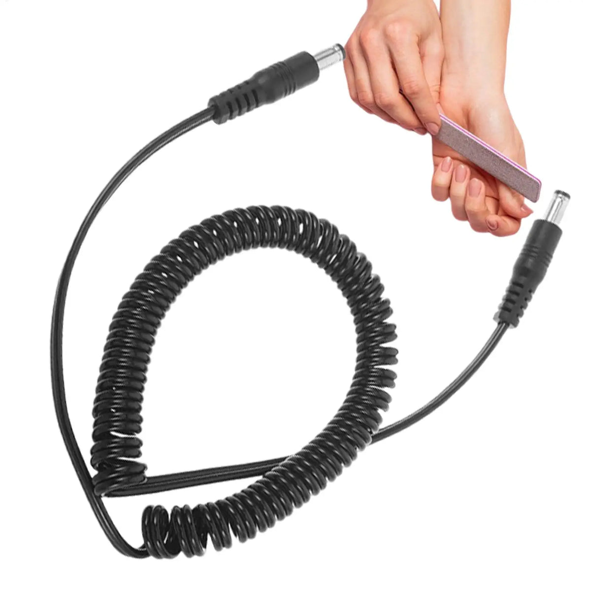 Manicure Machine Power Wire Nail Drill Cord Replacement Replacement Motor Cord for Women Beginners Salon Art Studio Workshop Oasis Select