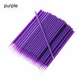 100Pcs Up Paint Micro Brush Tips 1.5mm Mini Car Touch Up Paint Micro Brush Purple Auto Applicator Sticks Detailing Car Products Oasis Select Purple China Mainland