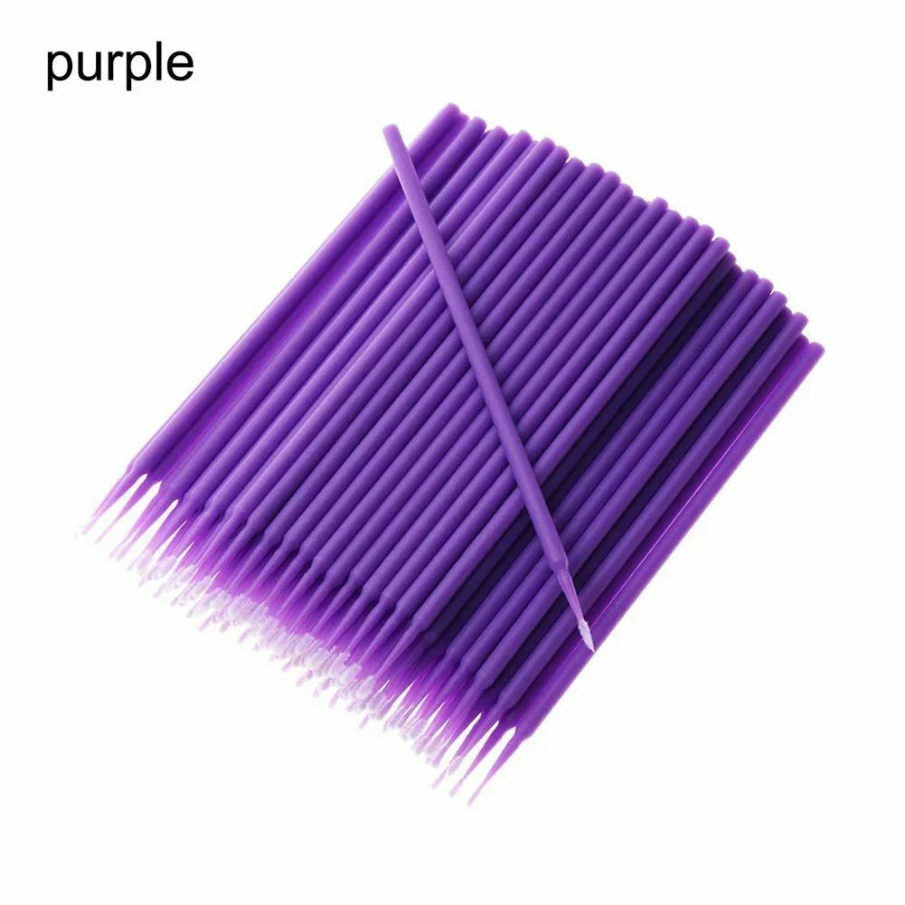 100Pcs Up Paint Micro Brush Tips 1.5mm Mini Car Touch Up Paint Micro Brush Purple Auto Applicator Sticks Detailing Car Products Oasis Select Purple China Mainland