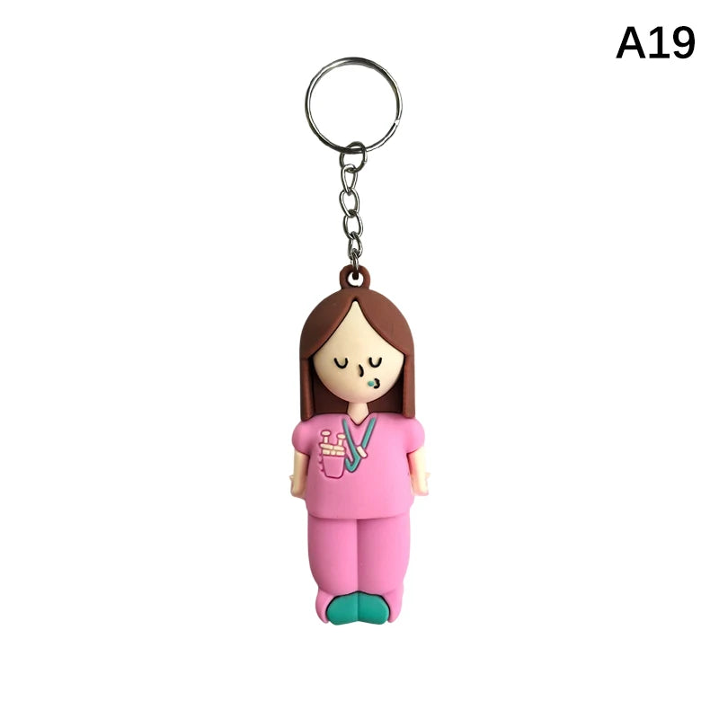 Paw Print Girl Shaped Ampoule Bottle Opener Keychain Rubber Cutter Aid Medication Vial Breaker Tool For Home Nurses And Doctors Oasis Select A19