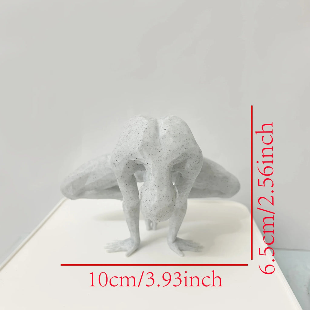 Creative Geometric Human Form Ornament 3D Printed Yoga Pose Figurine Art Craft Decor for Meditation Corner & Zen Style Room Gift Oasis Select meditation3