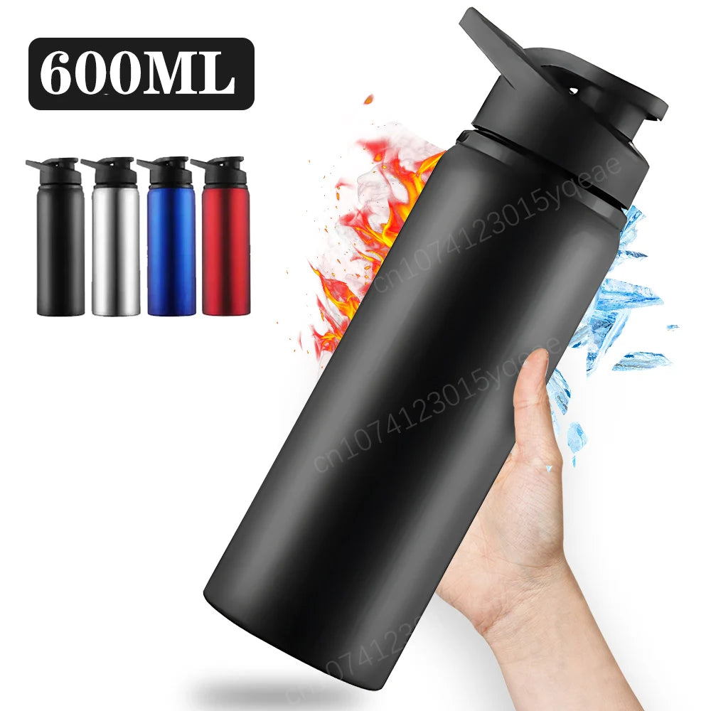 Metal Portable Water Bottle Leakproof Reusable Outdoor Sports Cup for Cycling Hiking Gym Halloween Gift Christmas Gift Travel Oasis Select