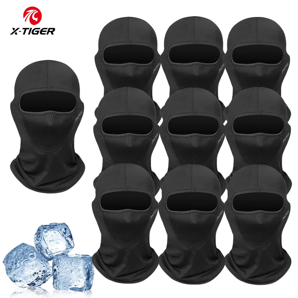 PHMAX Motorcycle Riding Mask Wind Protection And Warmth Breathable Full Face Mask Balaclava Hat Scarf Hood Moto Biker Wind Cap Oasis Select PW-DPMZ-4201-10T