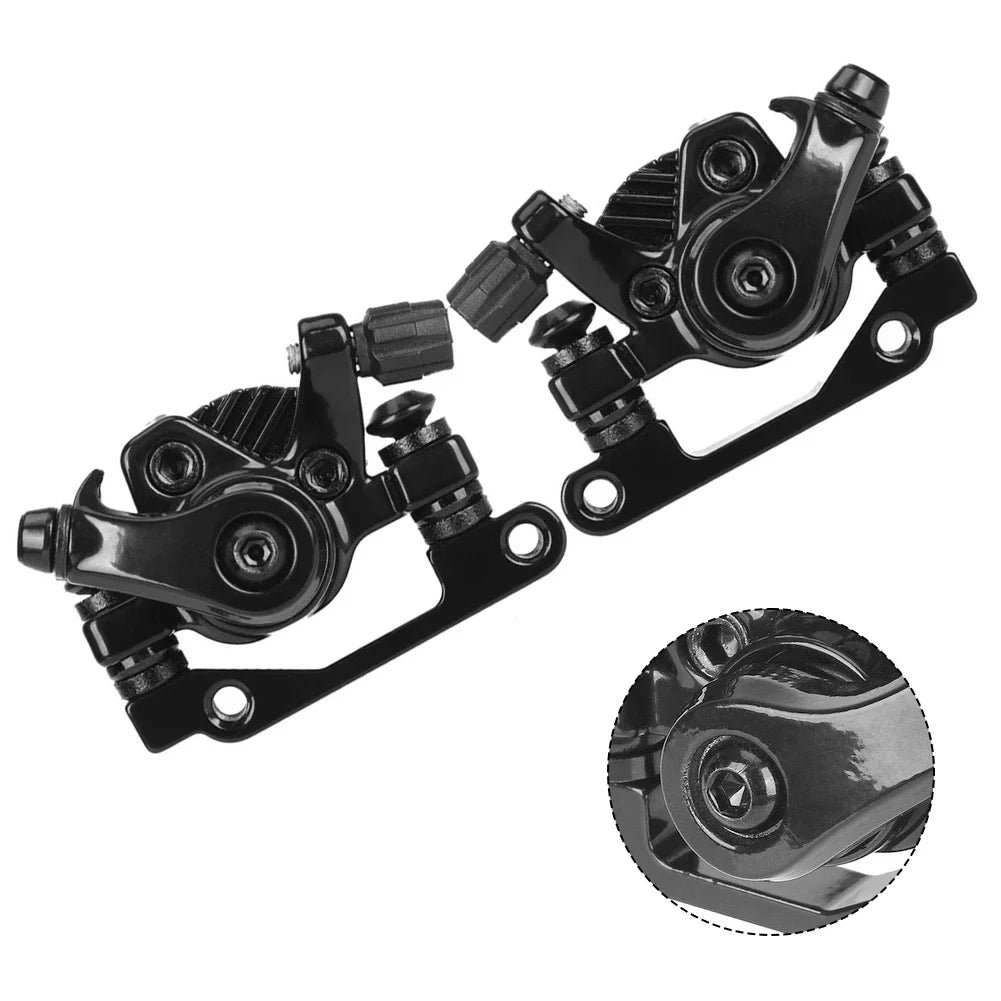 Compact Lightweight Brake System Aluminum Disc Brakes Black Left Rear Disc Brake 75*51mm Disc Brakes For Scooters Oasis Select