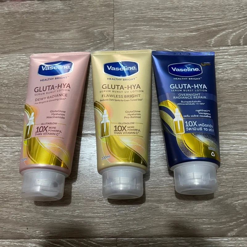 Vaseline UV Extra Brightening Body Lotion with GLUTA-HYA Vitamin B3 & Cocoa Body Oil for Skin Moisturizing Oasis Select
