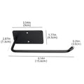 Hat Rack for Baseball Caps Adhesive Hat Hooks for Wall Cap Hanger Storage Cap Organizer No Drilling Hat Holder for Door Closet Oasis Select Black 1PC