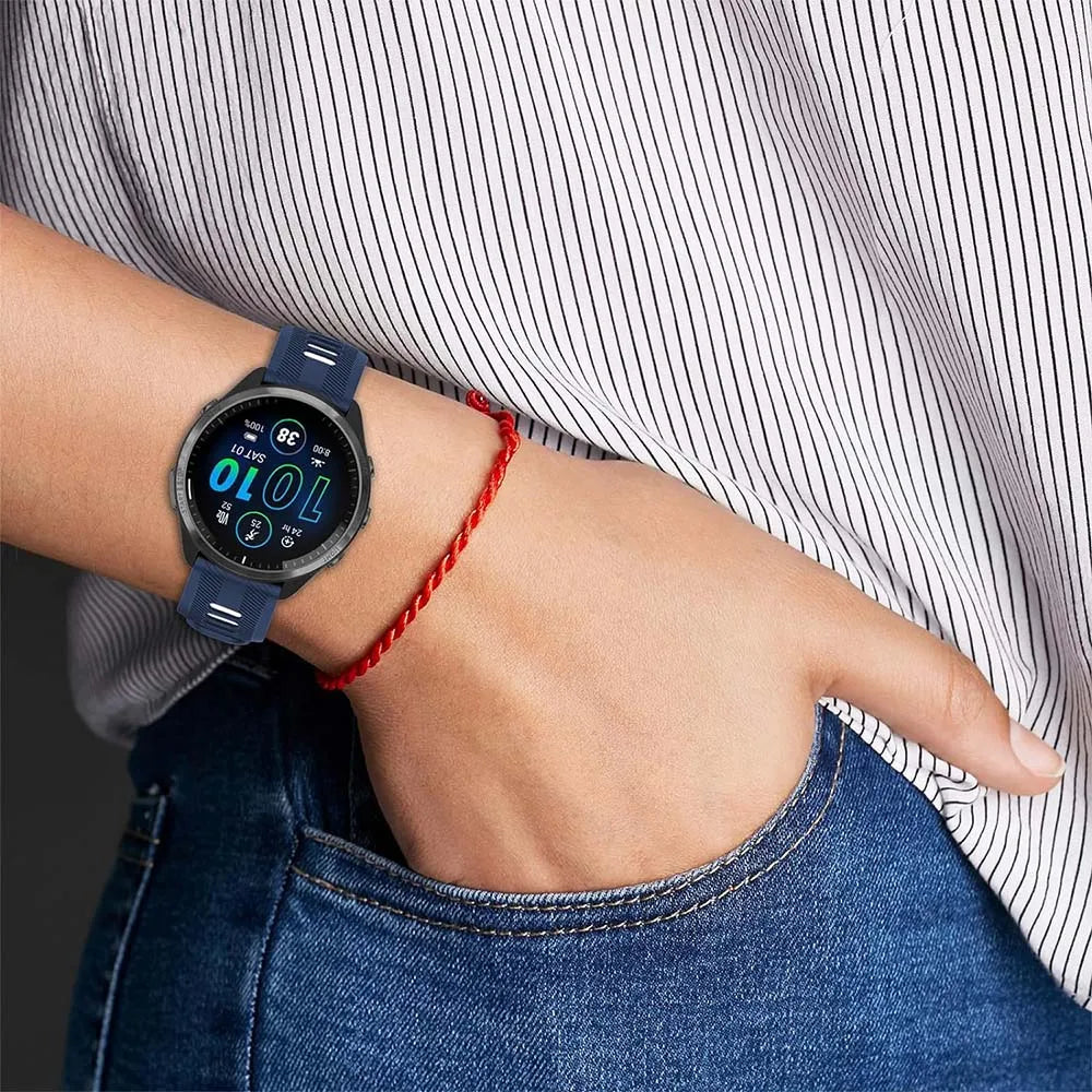 22mm Silicone Band for Garmin Forerunner 965/955/945/935 & Instinct Smartwatch Band Oasis Select