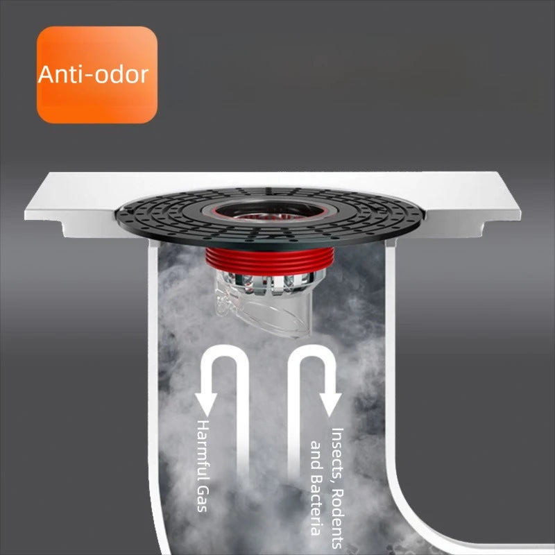 Floor Drain Core Shower Floor Strainer Cover Toilet Sewer Anti-odor Plug ABS No Smell Bathroom Toilet Sewer Shower Drain Oasis Select