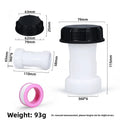 1pc IBC Adapter For Mounting IBC Rainwater Tank/canister Outlet Extension S60x6 IT To AG Ton Barrel Extension Joint Accessories Oasis Select B