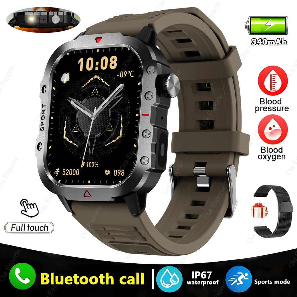 HW12 Military Sport Smartwatch 2.01" AMOLED Bluetooth 3ATM