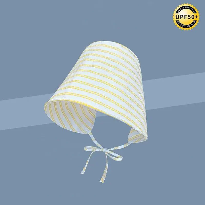 Womens Wide Brim Fisherman Hat Foldable Sun Protection Bucket Cap With Stripes For Holiday Outdoor Use Oasis Select Yellow one size