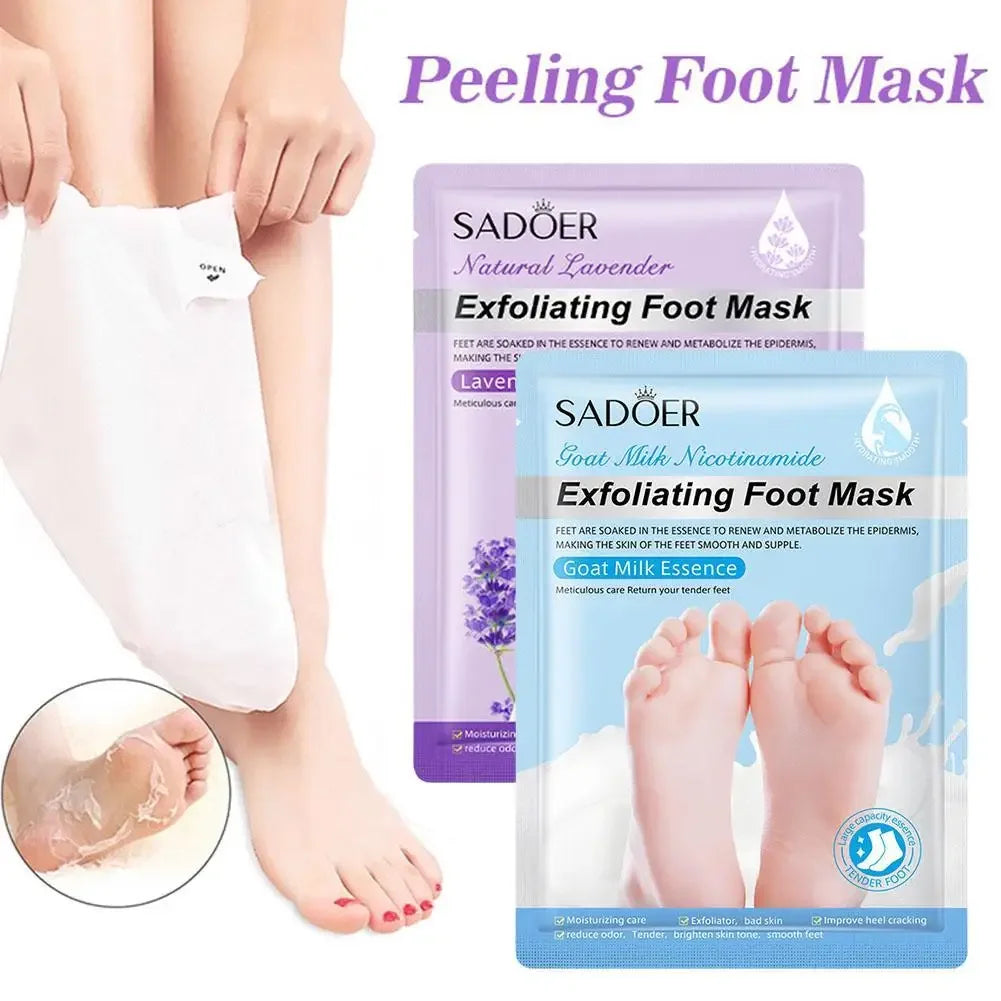 1 Pair Exfoliating Feet Mask Exfoliating Foot Peel Mask Socks Pedicure Peeling Dead Skin Remover Feet Mask Peel Moisturizing Oasis Select