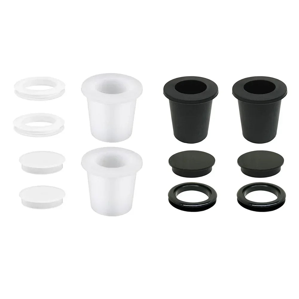 2Sets Patio Umbrella Hole Loop& Cover Set - Silicone Wedge For 2-2.5 Inch Hole Suitable For A Wide Variety Of Outdoor Furniture Oasis Select