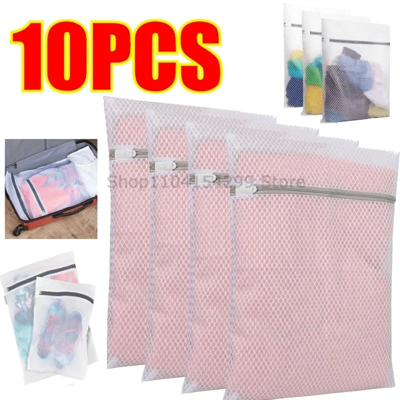 Lead-free Mesh Laundry Bags with Sturdy Zipper for Delicates 3 Durable Laundry Wash Bags Protect Clothes in Washing Machine Oasis Select