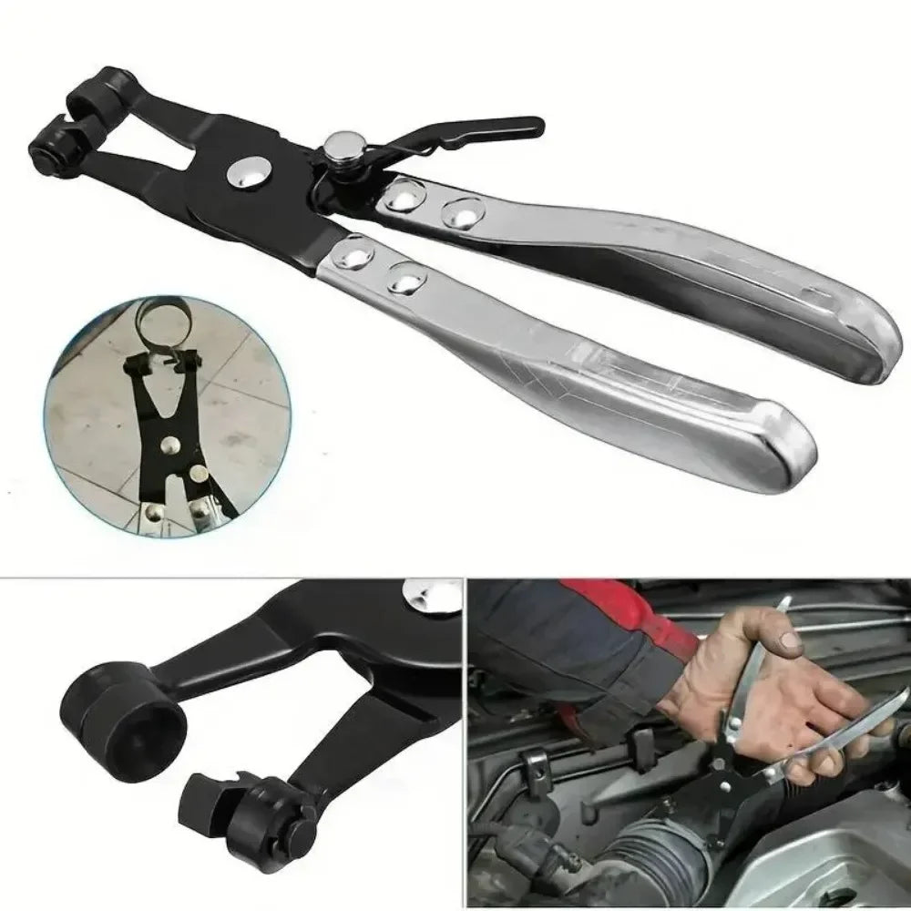 Car Water Pipe Hose Clip Pliers Clamp Swivel Drive Jaw Locking Tool Removal And Installation Of Ring-Type Flat-Band Hose Clamps Oasis Select