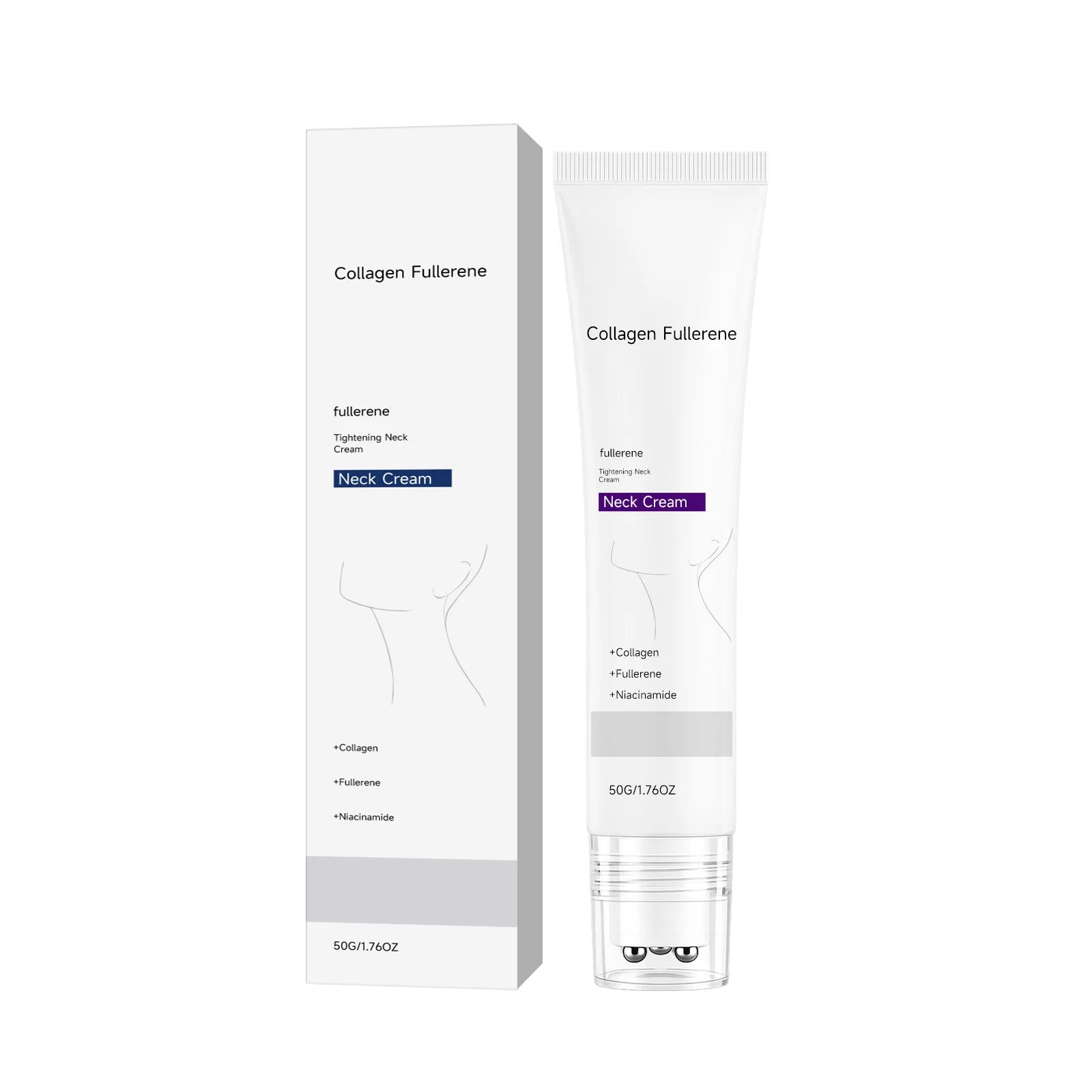 Collagen Neck Cream Reduce Neck Wrinkles Fine Lines Firming Lifting Neck Eliminate Double Chin Skincare Neck Lines Protein Cream Oasis Select 50g Boxed