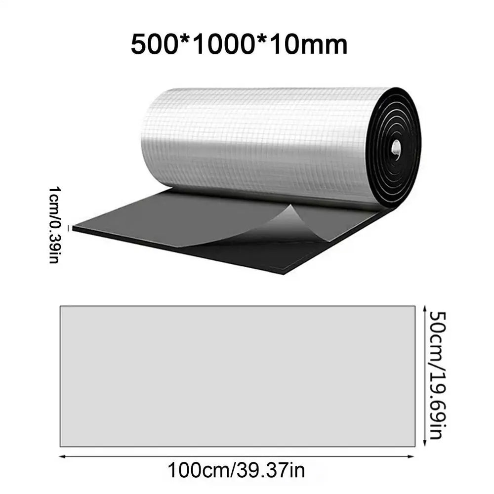 Car Sound Insulation Pad Self-Adhesive Noise Insulation Deadener for Automotive Adhesive Design Vehicle Dampening Tool for Hood Oasis Select 10MM