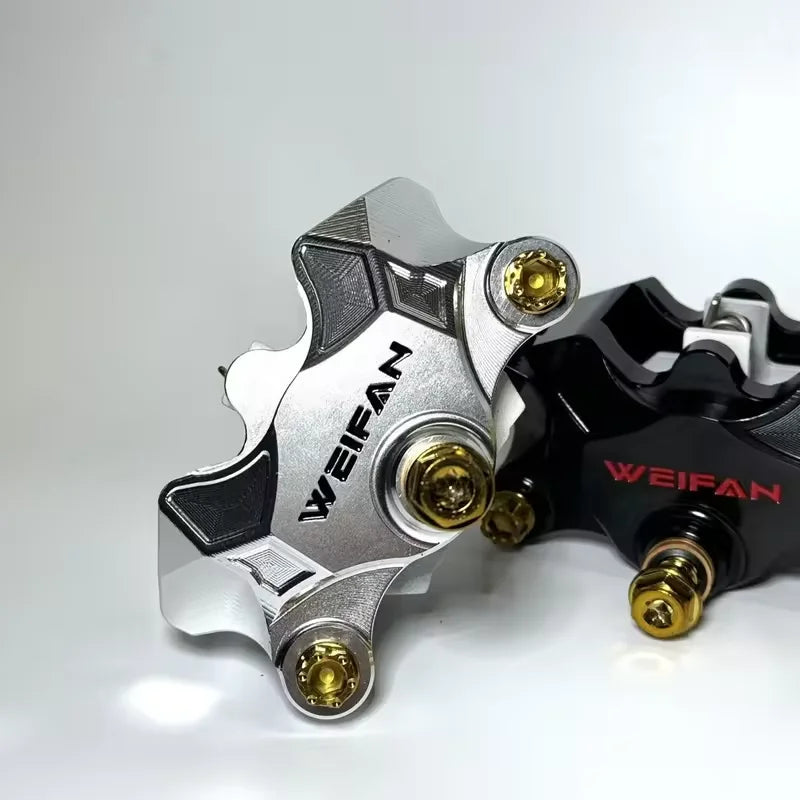 Weifan WF119 crab caliper brake disc brake modified with 7075 aluminum alloy serrated piston Oasis Select