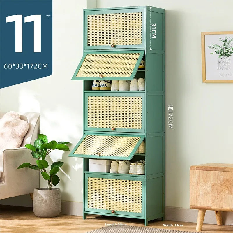 Shoe rack large-capacity economical simple household door shoe cabinet dormitory dormitory good-looking dust-proof Oasis Select eleventh floor 60