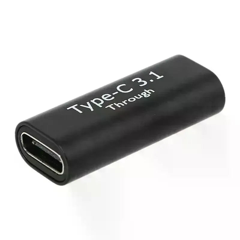USB C Female To Female Adapter USB C 3.1 Coupler For Connecting Two Type C Cable For Phone Tablet And Extension Connector Oasis Select