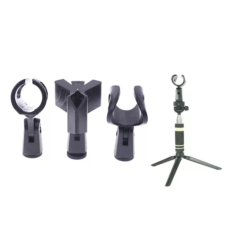 1Pc Multifunction Portable Microphone Holder Universal Stage Use Clip Stand Oasis Select