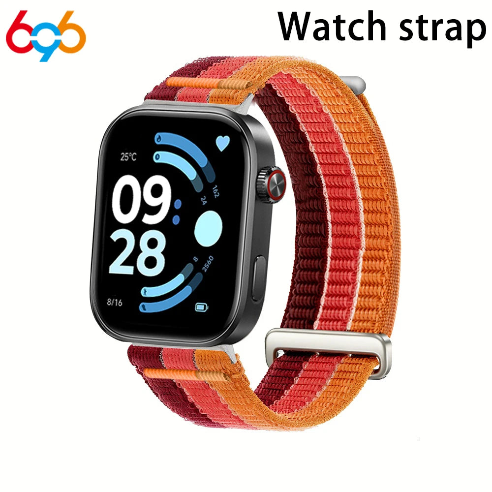 Nylon Sports Breathable Strap For Huawei Watch Fit 3 4 4Pro Braided Comfortable Band For Xiaimo 8/9pro Redmi 4 5 6 Watch Straps Oasis Select RD For RM 4 5
