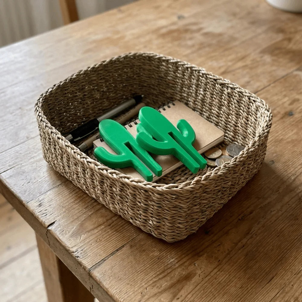 5-Pack Cactus Door Clip Hooks | No-Drill Space-Saving Plastic