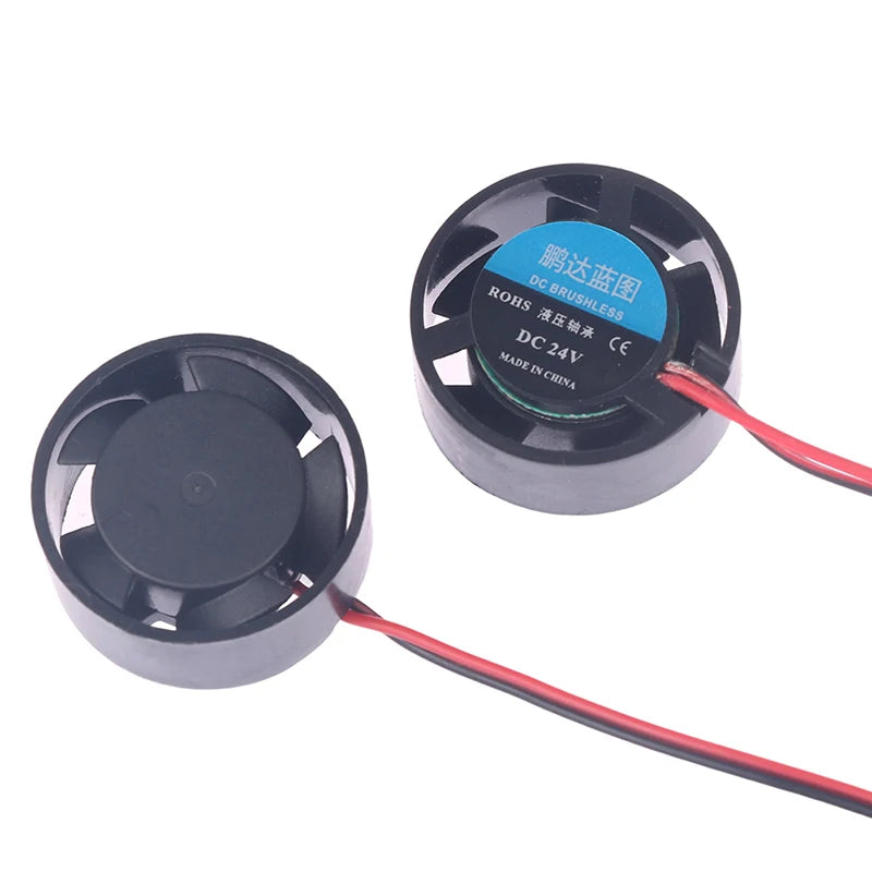 1Pc Notebook Micro Cooling Fan 25.5x10mm 5V 9V 12V 24V Round Mini For Led Lamps Computer Radiator Oasis Select