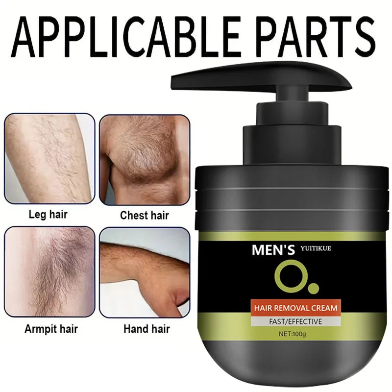 YUITIKUE Men's Hair Removal Cream 100g – Chest, Arms & Legs