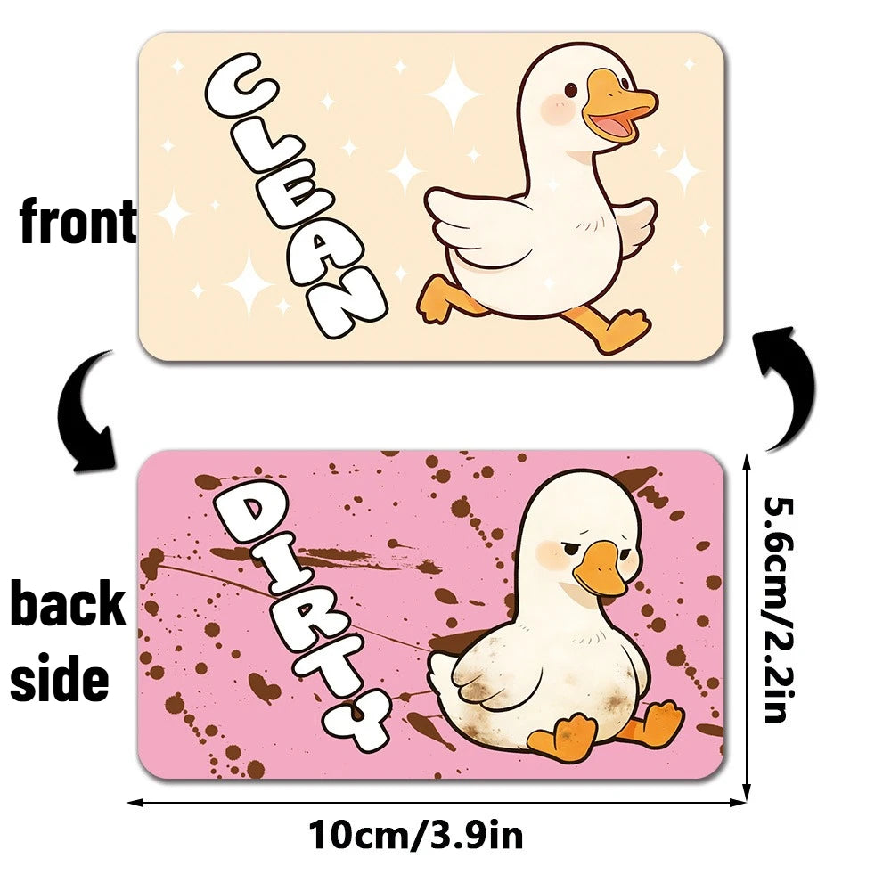 Kitchen Dishwasher Status Magnet Reversible Clean Dirty Sign Strong Magnetic Indicator Sticker for Household Use Oasis Select DWCT136