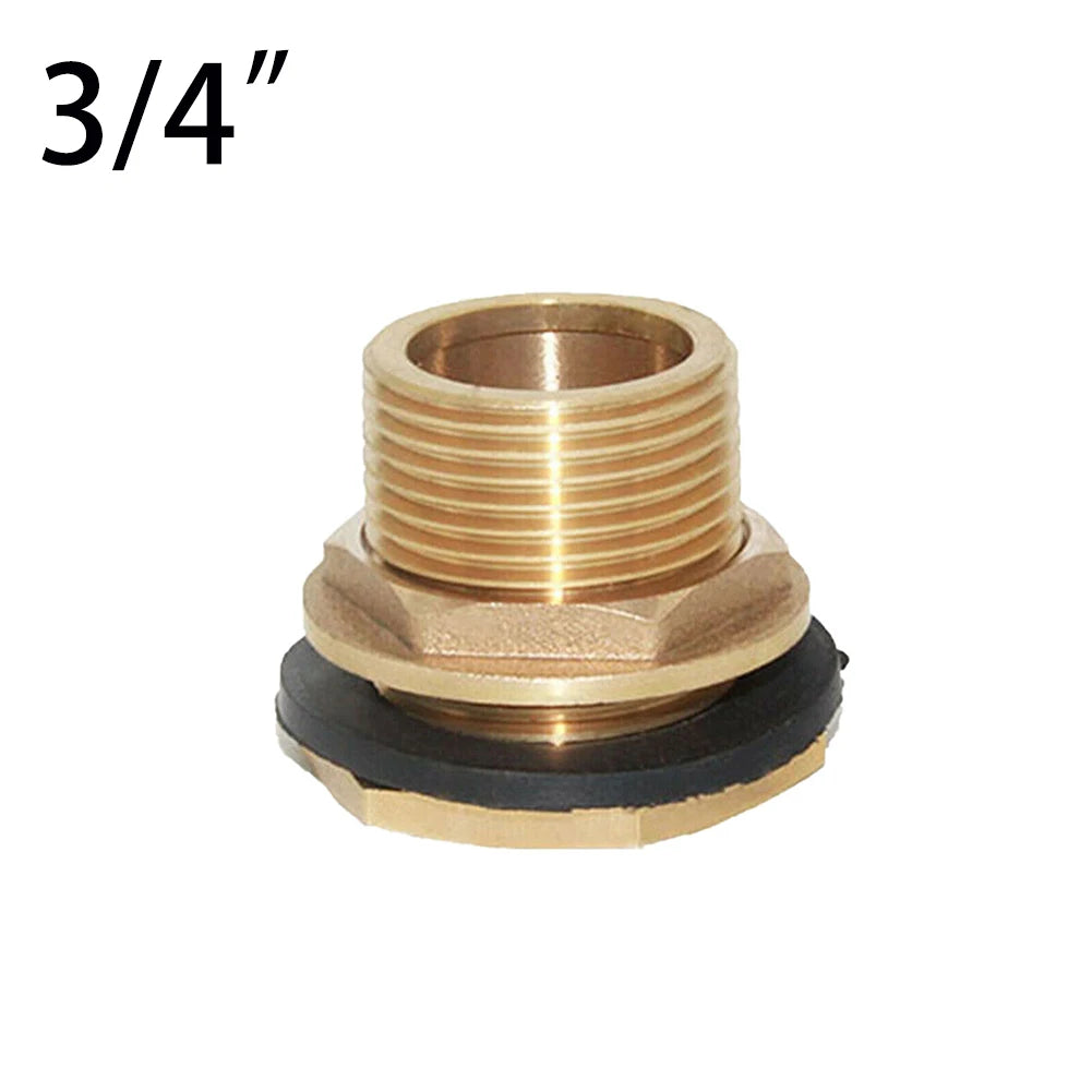 Water Butt Water Tank Tap Buckets Connector Brass Bib Tap Click-lock Fitting Inner And Outer Thread Drain Interface Hardware Oasis Select 3 4