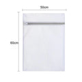 1-10PCS White Durable Honeycomb Mesh Laundry Bags for Delicates Net Fabric Durable and Reusable Delicate Wash Bag Oasis Select 50X60cm 2Pcs