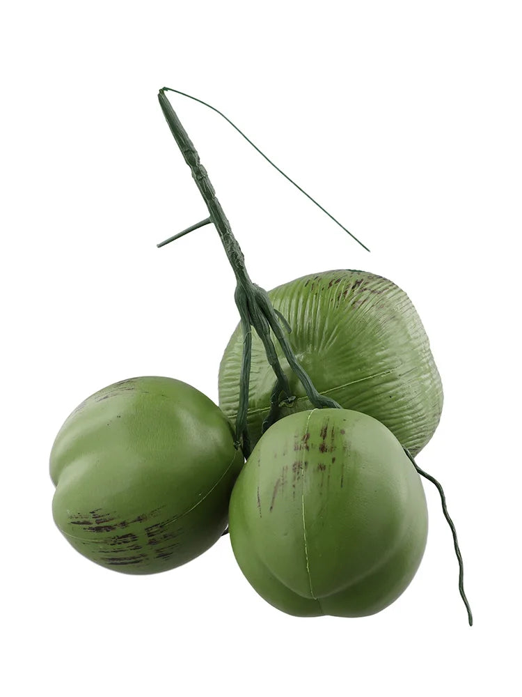 Fruit Ornament Artificial Coconut Fake Farmhouse Decor Simulated Fruit Props For Weddings, Parties, Festivals,home Decor Oasis Select 27x34cm China Mainland