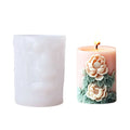 3D Rose Silicone Candle Mold | DIY Floral Aromatherapy Mould