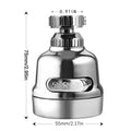 360° Swivel Faucet Aerator – Water-Saving Kitchen Sprayer Nozzle