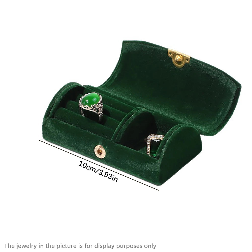 Exquisite portable jewelry storage box for Christmas, anti-oxidation luxury gift box for travel, business trips, and business Oasis Select