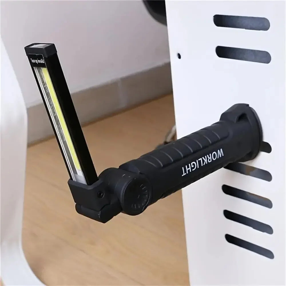 USB Flashlight Rechargeable,Torch Tool Gifts for Men, LED Work Light with Magnetic Base 5 Modes For Home Outdoor Camping Oasis Select