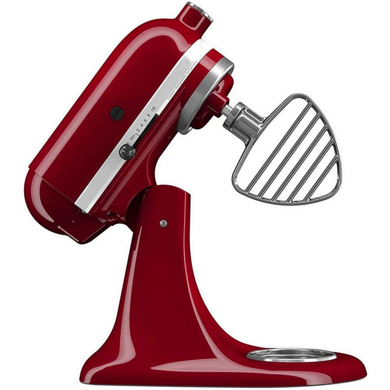 For Kitchenaid 4.5-5QT Tilt Head Stand Mixer Pastry Beater & Secure Fit Pouring Shield Attachment Stainless Flat Beater, Durable Oasis Select